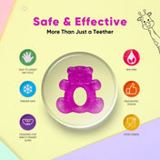 Adore Luscious Water Filled Teether- Bear- Pack of 2- Multicolor