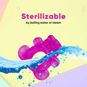 Adore Luscious Water Filled Teether- Bear- Pack of 2- Multicolor