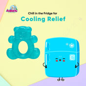 Adore Luscious Water Filled Teether- Bear- Pack of 2- Multicolor