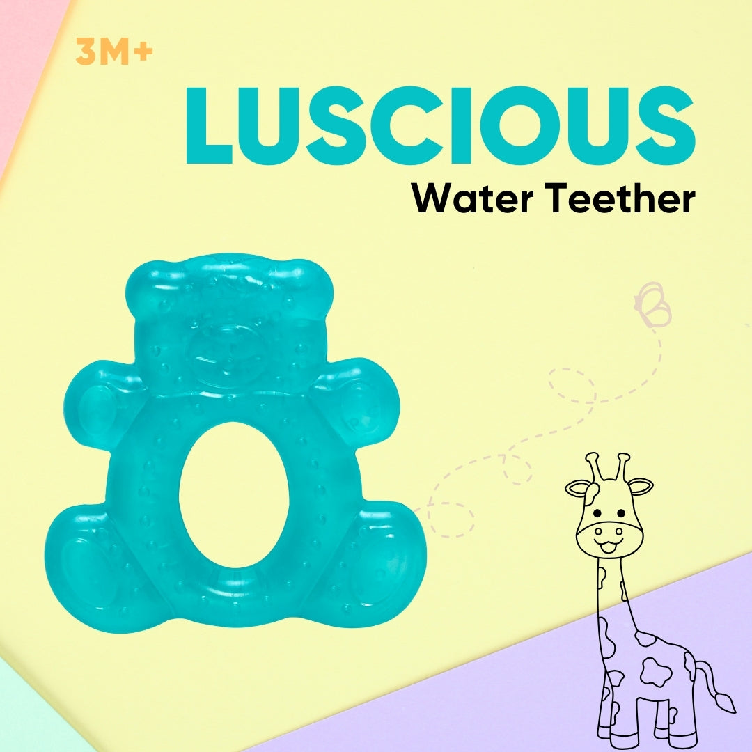 Adore Luscious Water Filled Teether- Bear- Pack of 2- Multicolor