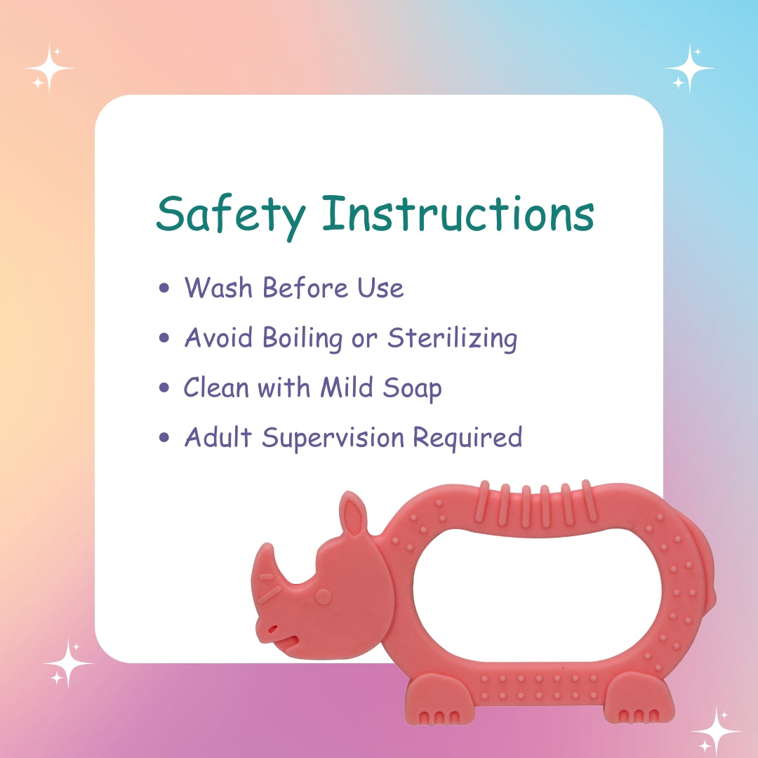 Adore Tusk! The Silicon Teethers-Rhino