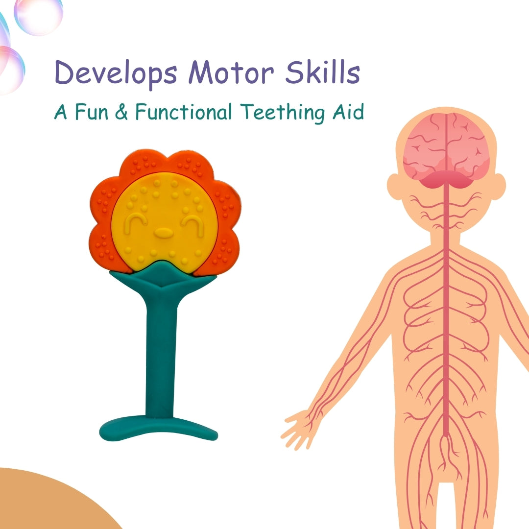 Adore Tusk! The Silicon Teethers- Sunflower