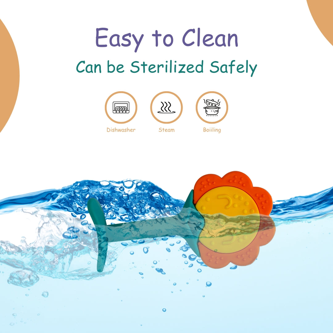 Adore Tusk! The Silicon Teethers- Sunflower