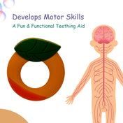 Adore Tusk! The Silicon Teethers- Orange