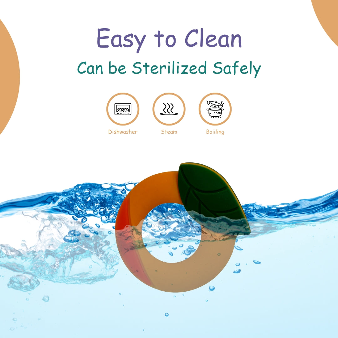 Adore Tusk! The Silicon Teethers- Orange