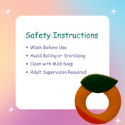 Adore Tusk! The Silicon Teethers- Orange