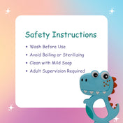 Adore Tusk! The Silicon Teethers- Dino