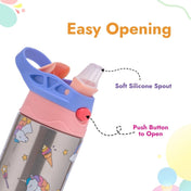 Adore Helios! Double Wall Insulated Stainless Steel Sipper 350ml- Purple Unicorn