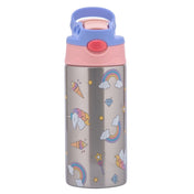 Adore Helios! Double Wall Insulated Stainless Steel Sipper 350ml- Purple Unicorn