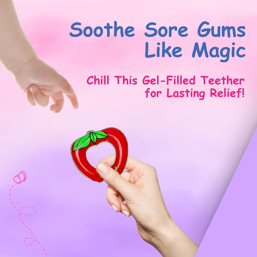 Adore Crave Water Filled Teethers- Apple Design- Pack of 2