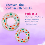 Adore Crave Water Filled Teethers- Donut- Pack of 2