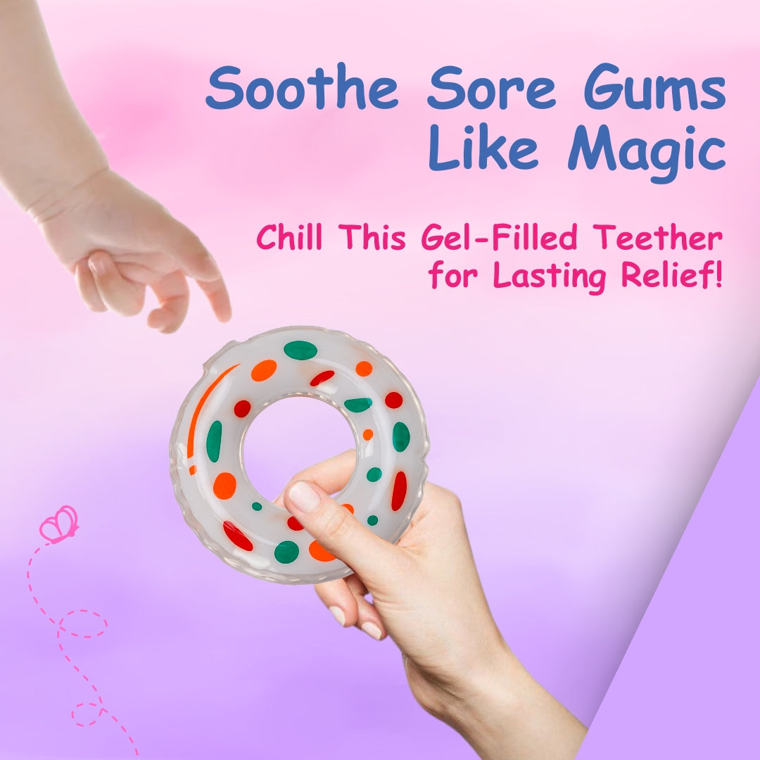 Adore Crave Water Filled Teethers- Donut- Pack of 2