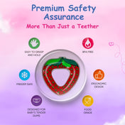 Adore Crave Water Filled Teethers- Strawberry - Pack of 2