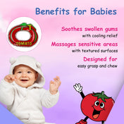 Adore Crave Water Filled Teethers- Tomato -pack of 2