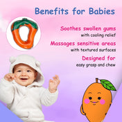 Adore Crave Water Filled Teethers- Mango -Pack of 2