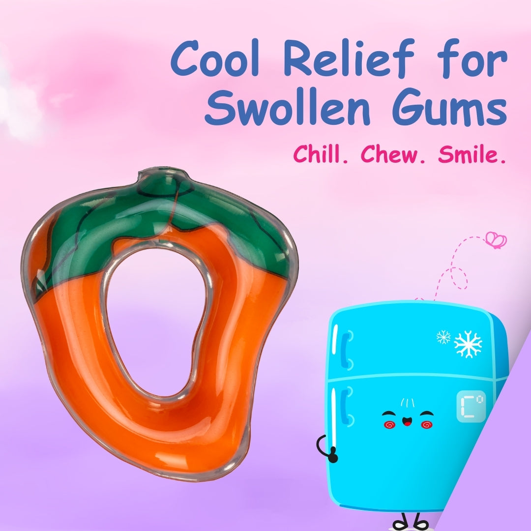 Adore Crave Water Filled Teethers- Mango -Pack of 2