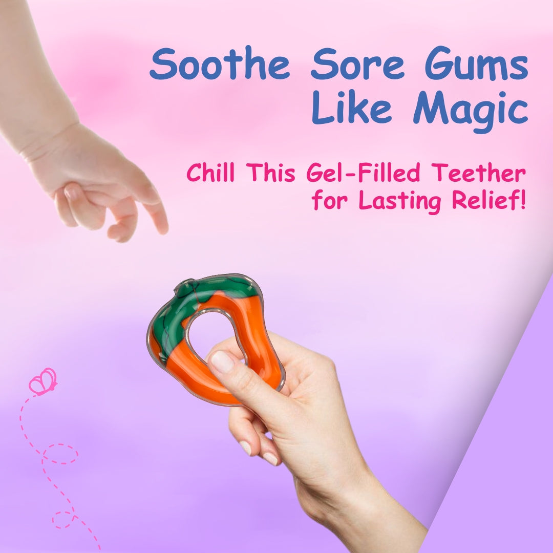 Adore Crave Water Filled Teethers- Mango -Pack of 2