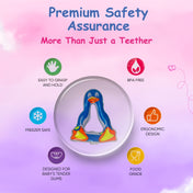 Adore Crave Water Filled Teethers- Penguin- Pack of 2