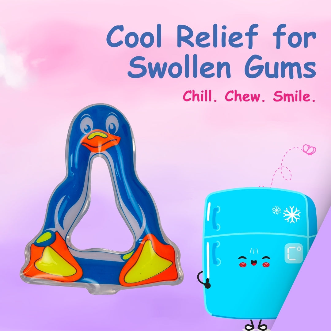 Adore Crave Water Filled Teethers- Penguin- Pack of 2