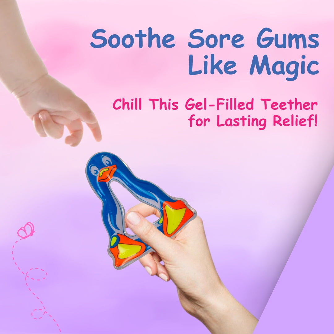 Adore Crave Water Filled Teethers- Penguin- Pack of 2