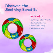 Adore Crave Water Filled Teethers- Ball -Pack of 2