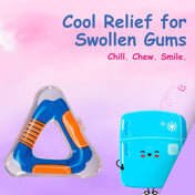 Adore Crave Water Filled Teethers- Triangle -Pack of 2