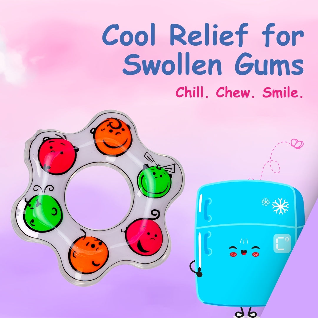 Adore Crave Water Filled Teethers- Fidget Smiley- Pack of 2