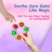 Adore Crave Water Filled Teethers- Fidget Smiley- Pack of 2