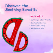 Adore Crave Water Filled Teethers-Watermelon- Pack of 2