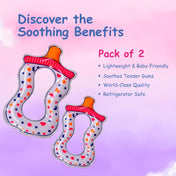 Adore Crave Water Filled Teethers- Milk Bottle- Pack of 2