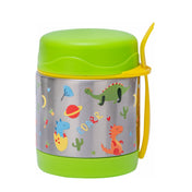 Adore Rabbito - The Stainless Steel Insulated Food jar with Spork- 350ml - Green