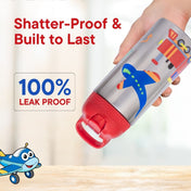 Adore Lumina- The Premium Stainless Steel Straw Sipper- Red 550ml