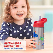 Adore Lumina- The Premium Stainless Steel Straw Sipper- Red 550ml