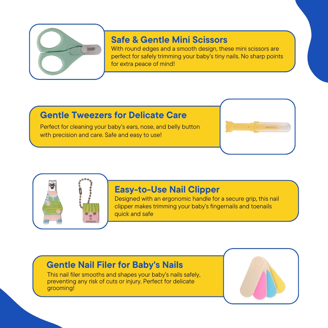 Adore Tetrad- The Mini Grooming Kit- Pack of 4 Multicolor