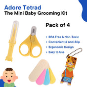 Adore Tetrad- The Mini Grooming Kit- Pack of 4 Multicolor