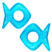 Adore Luscious Water Filled EVA Teethers- Blue Fish -2pack