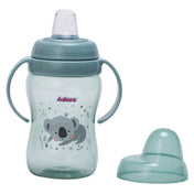 Adore ARRO Soft Spout Sipper with Dust Free Cap and Twin Handle 270ml - Green