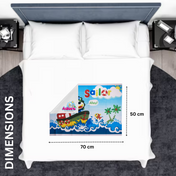 Adore Instadry Printed Baby Bed Protector- Fruits- 50*70cms- Sailor