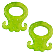Adore Luscious Water Filled EVA Teethers- Green Octopus -2pack
