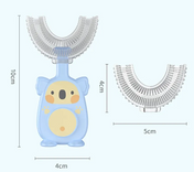 Adore Koala Kids U Shaped Silicone Toothbrush - Pink