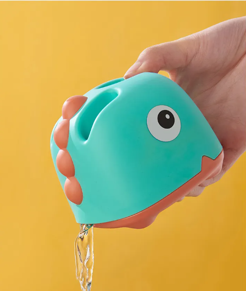 Adore Li'l Dino 3 in 1 Bottle Cleaning Brush kit with Drying Stand - Green