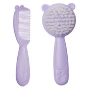 Adore Ted- The Teddy Design Brush and Comb set- Purple