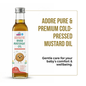 Adore Pure & Premium Cold Pressed Mustard Oil- Glass Bottle -250ml
