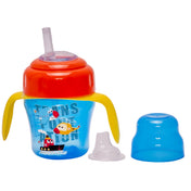 Adore Omega 2 Stage Spout & Straw Sipper with Twin Handle -150 ml - Transporter