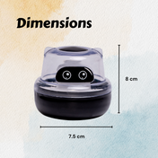 Adore Wow! The Character Powder Puff Set- Robo Black