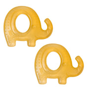 Adore Luscious Water Filled EVA Teethers- Yellow Elephant -2pack