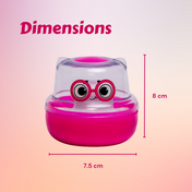 Adore Wow! The Character Powder Puff Set- Quirky Pink