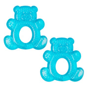Adore Luscious Water Filled EVA Teethers- Blue Teddy -2pack