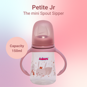 Adore Petite Jr! The Mini Soft Spout Sipper with Twin Handle 150ml - Pink