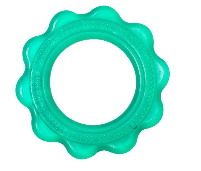 Adore Luscious Jumbo Water Filled EVA Teether- Big Ring Green